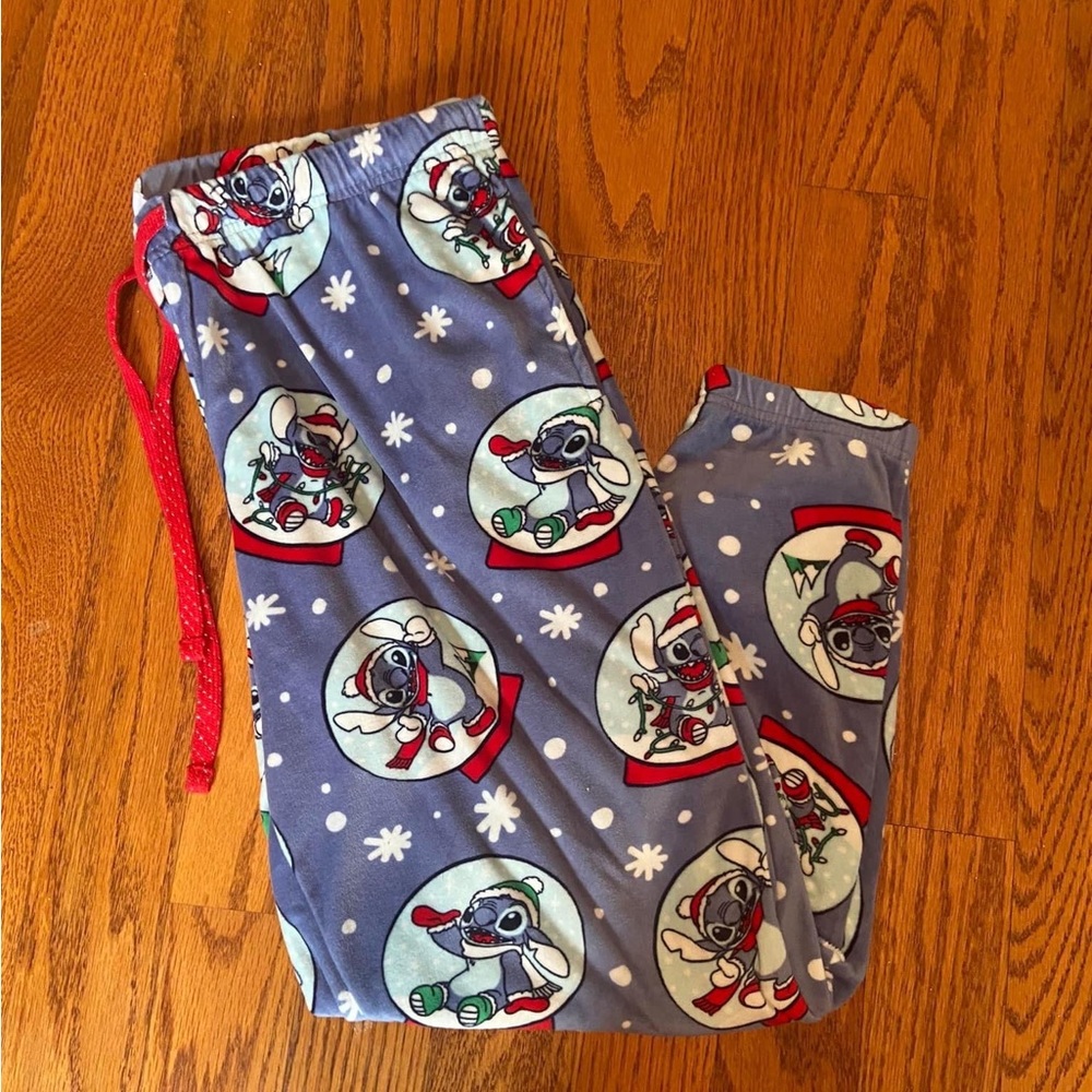 Stitch Christmas PJ Bottoms • Size Large • Brand New